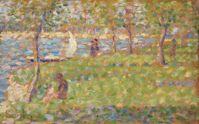 「La Grande Jatte」の勉強 作： Georges Seurat